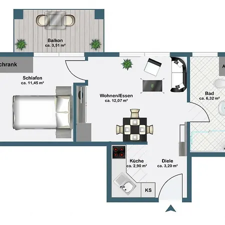 Apartment Lille Stuuv @k1-sylt Westerland